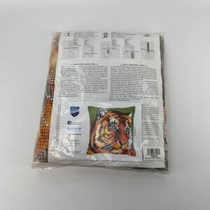 Vervaco Tiger Pillow Cover 16 x 16” TD2978 Belgium